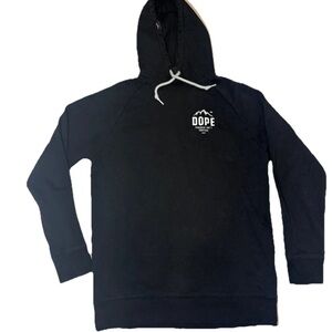 Dope Snowboarding Brand Pullover Hoodie Paradise Isn’t Tropical Size M